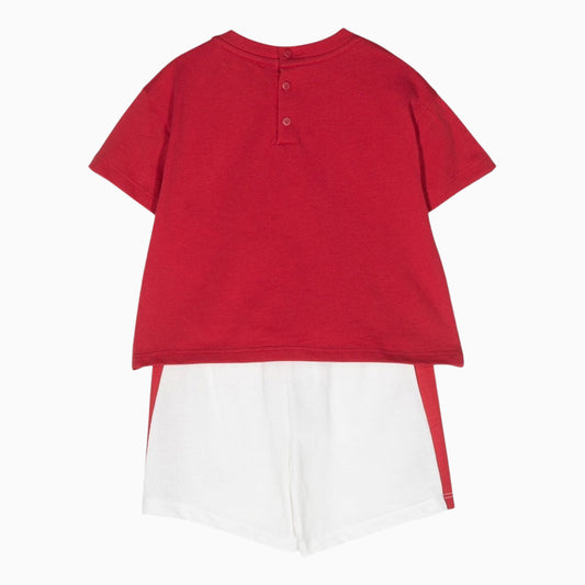 Kid's Graphic Logo T Shirt And Shorts 2 Piece Outfit Infants