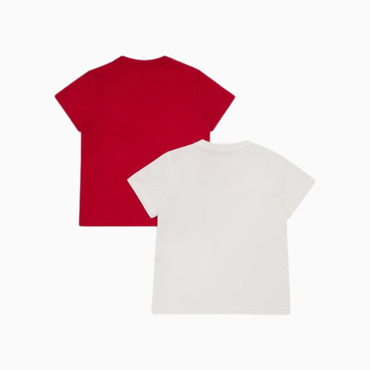 Two Pack Of Organic Logo Jersey T Shirt