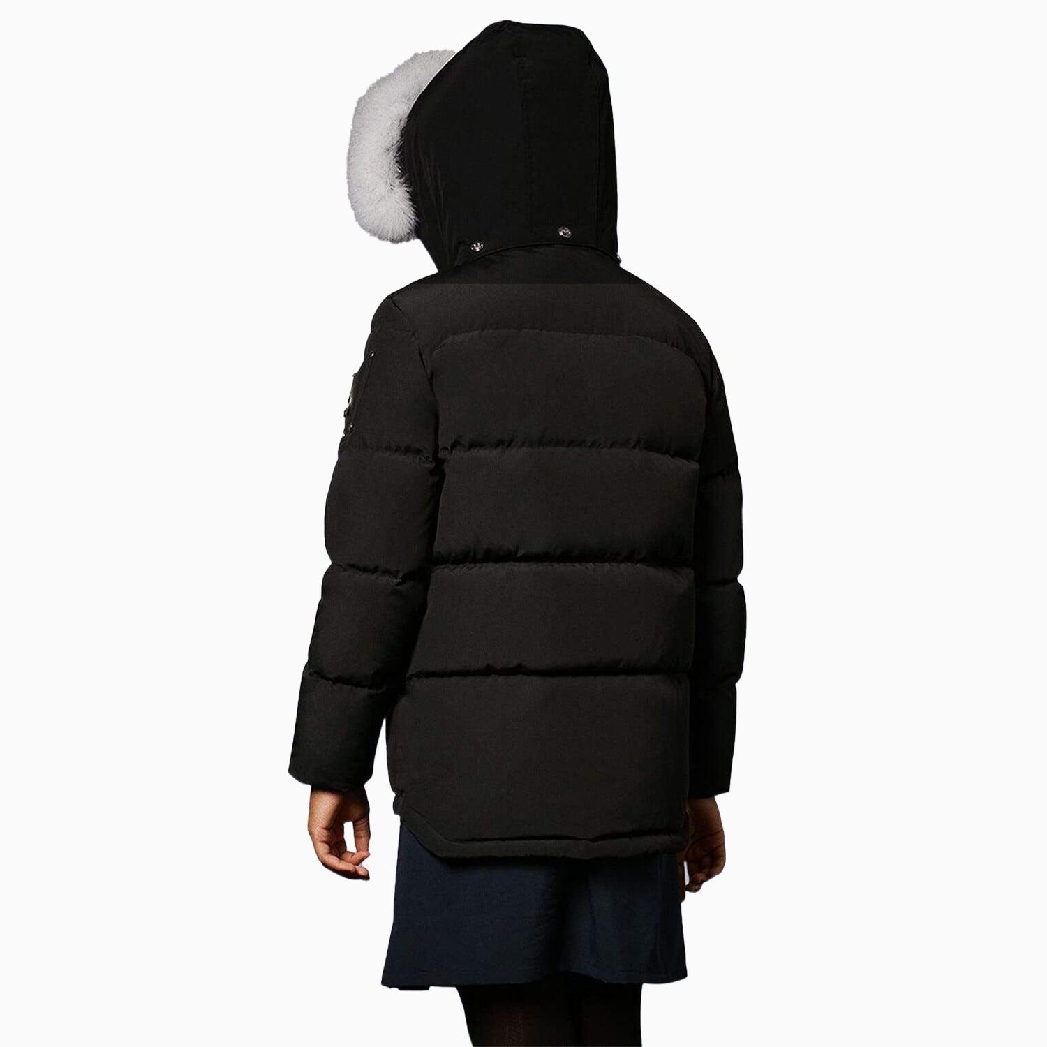 Red Moose Knuckles Kid's 3Q Jacket With Fur Hood - Color: Deep Red, Blue, Black, Red, Jet Black - Kids Premium Clothing -