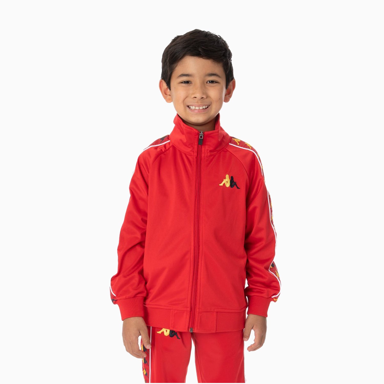 Kappa | Kid's 222 Banda Tracksuit - Color: RED YELLOW BLUE WHITE - Kids Premium Clothing -