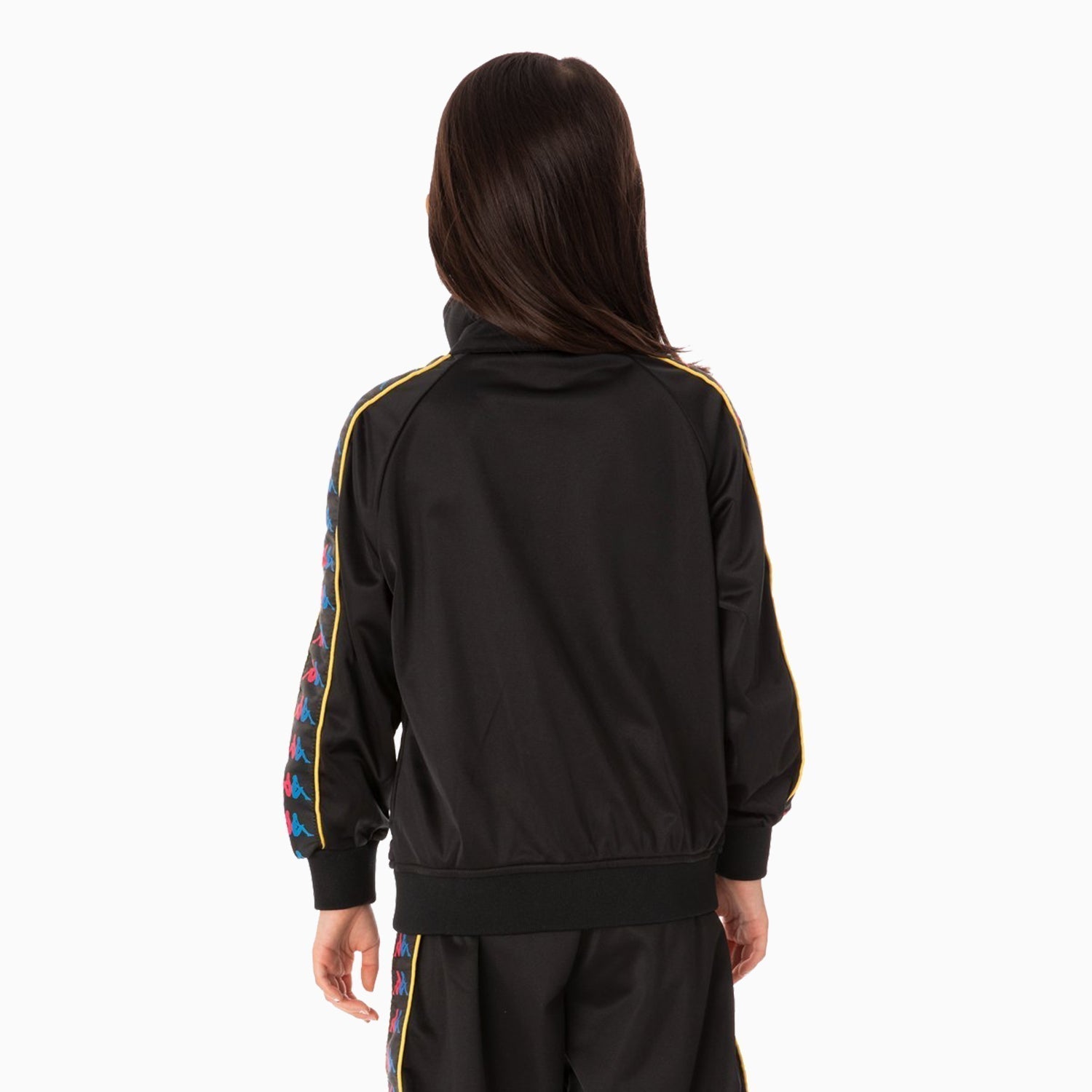 Kappa | Kid's 222 Banda Tracksuit - Color: BLACK BLUE YELLOW, RED YELLOW BLUE WHITE - Kids Premium Clothing -