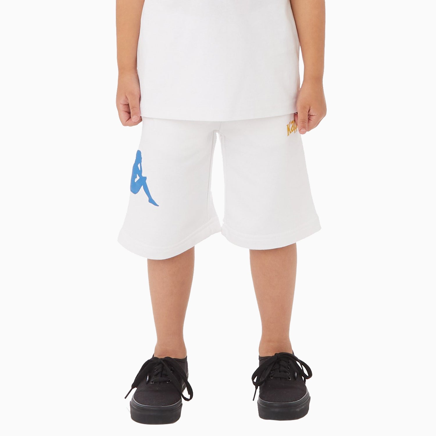 Kappa Kid's Authentic Estessi Outfit - Color: BLACK BLUE YELLOW, RED YELLOW BLUE WHITE, WHITE BLUE ASTER YELLOW, YELLOW VIOLET WHITE BLACK - Kids Premium Clothing -