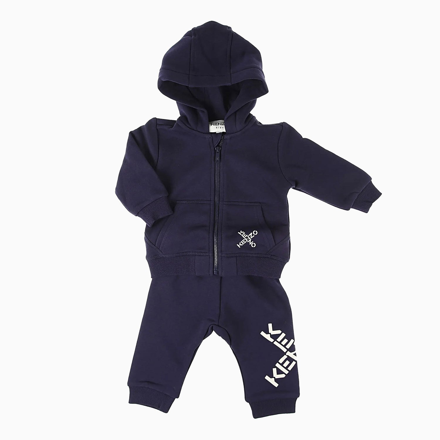 Kenzo Kid's Cross Logo Outfit - Color: Electric Blue - Kids Premium Clothing -