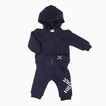 Kenzo Kid's Cross Logo Outfit - Color: Electric Blue - Kids Premium Clothing -