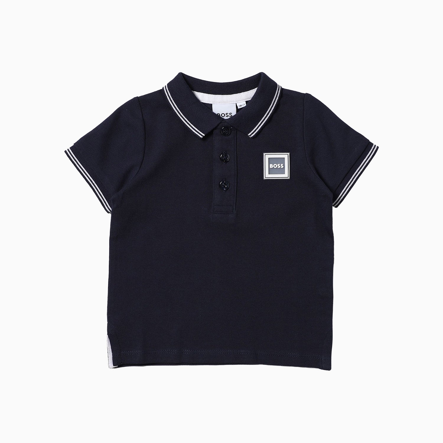 Hugo Boss Kid's Short Sleeve Polo T Shirt - Color: Navy - Kids Premium Clothing -