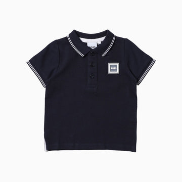 Hugo Boss Kid's Short Sleeve Polo T Shirt - Color: Navy - Kids Premium Clothing -