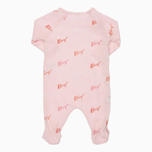 Kenzo Kid's Logo Print Outfit - Color: Pale Pink - Kids Premium Clothing -