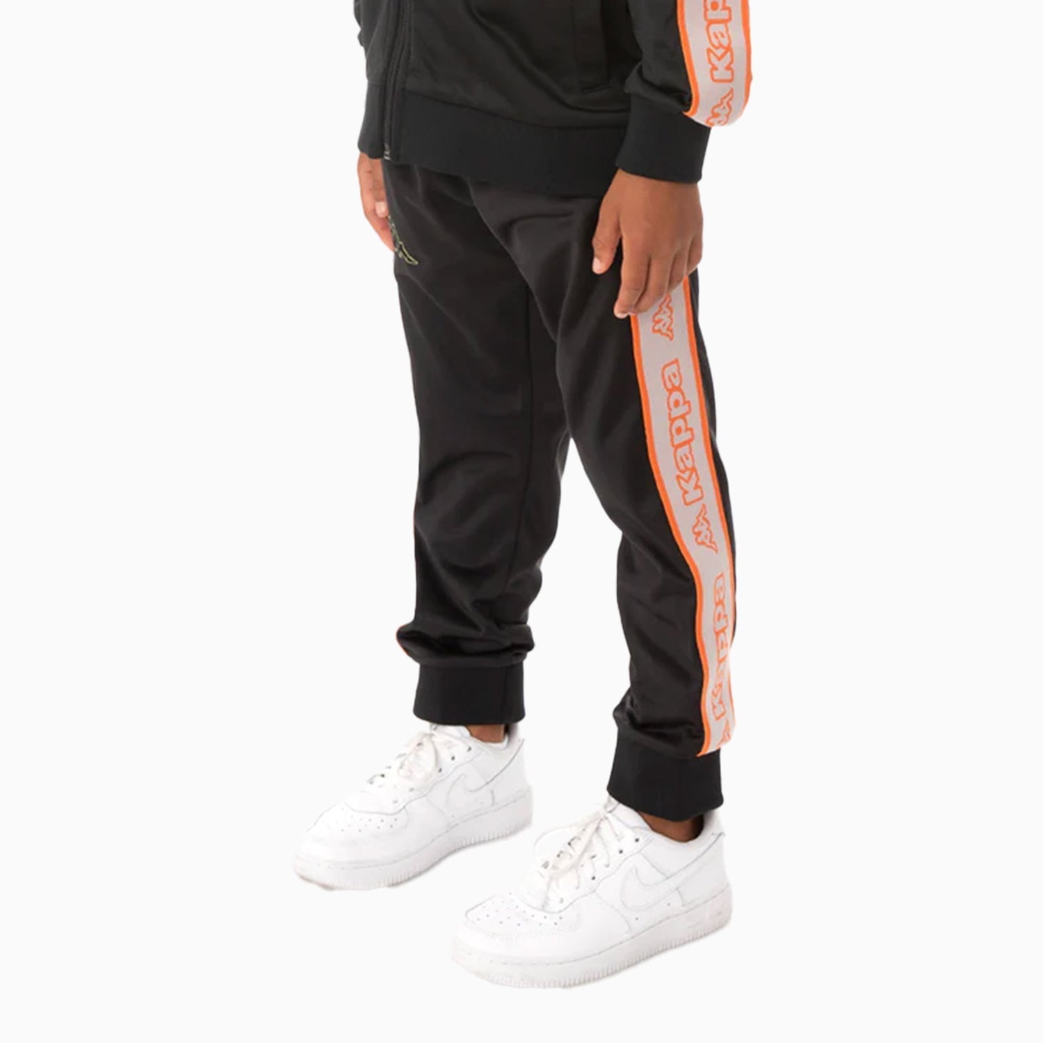 Kappa Kid's Logo Tape Artem-2 Outfit Juniors - Color: Black Grey Red Green - Kids Premium Clothing -