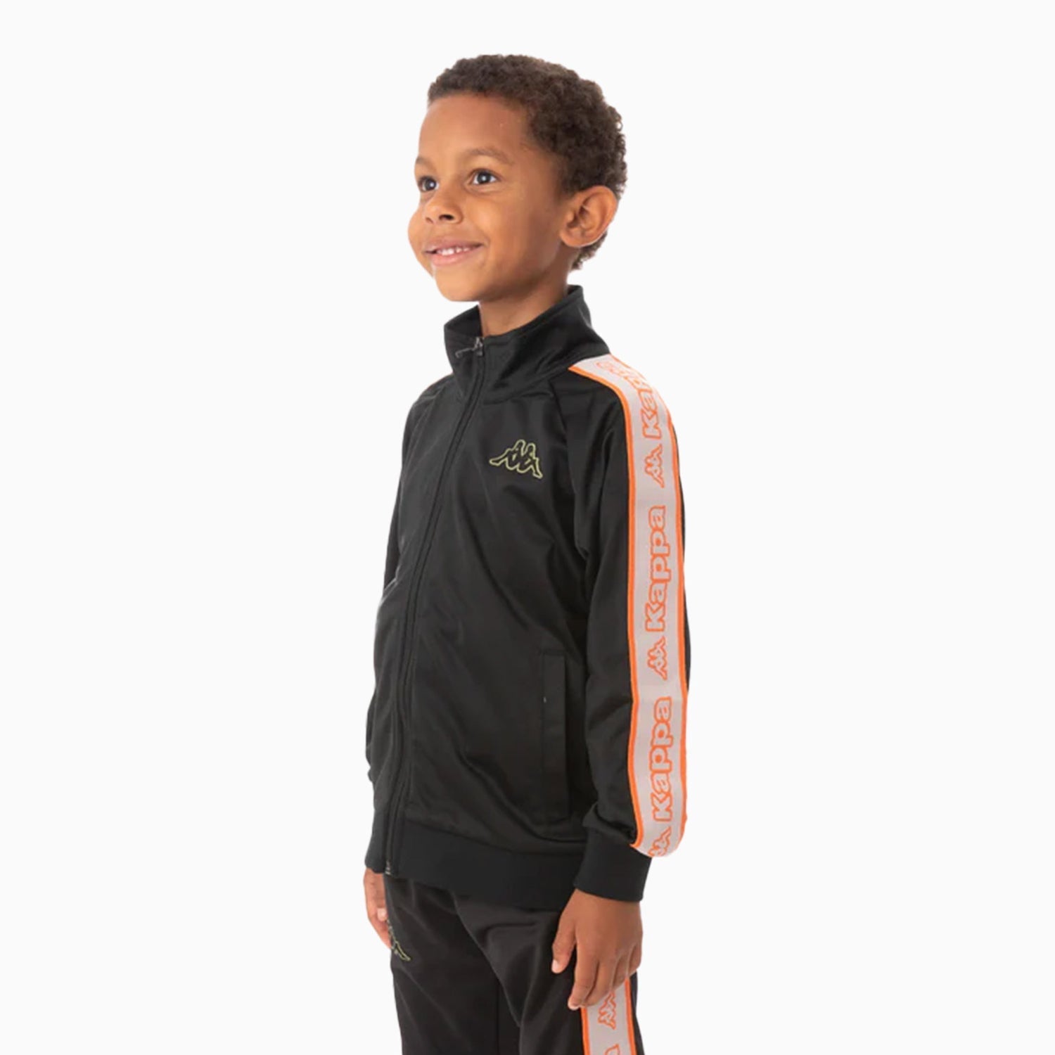 Kappa Kid's Logo Tape Artem-2 Outfit Juniors - Color: Black Grey Red Green - Kids Premium Clothing -