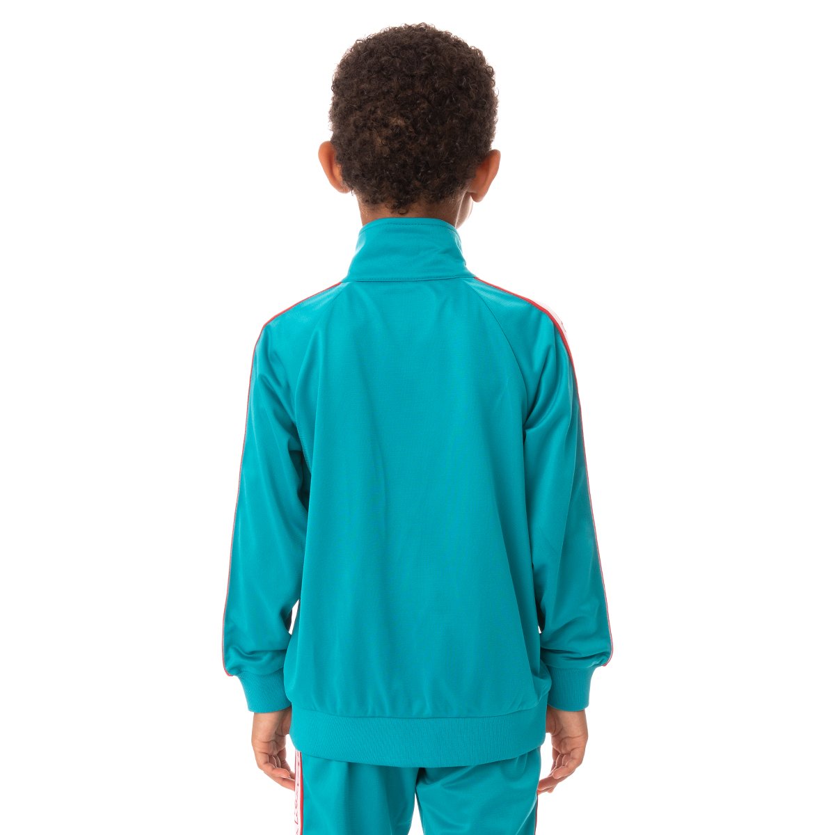 Kappa Kid's Logo Tape Artem 2 Tracksuit - Color: BLUE WHITE RED GREEN - Kids Premium Clothing -