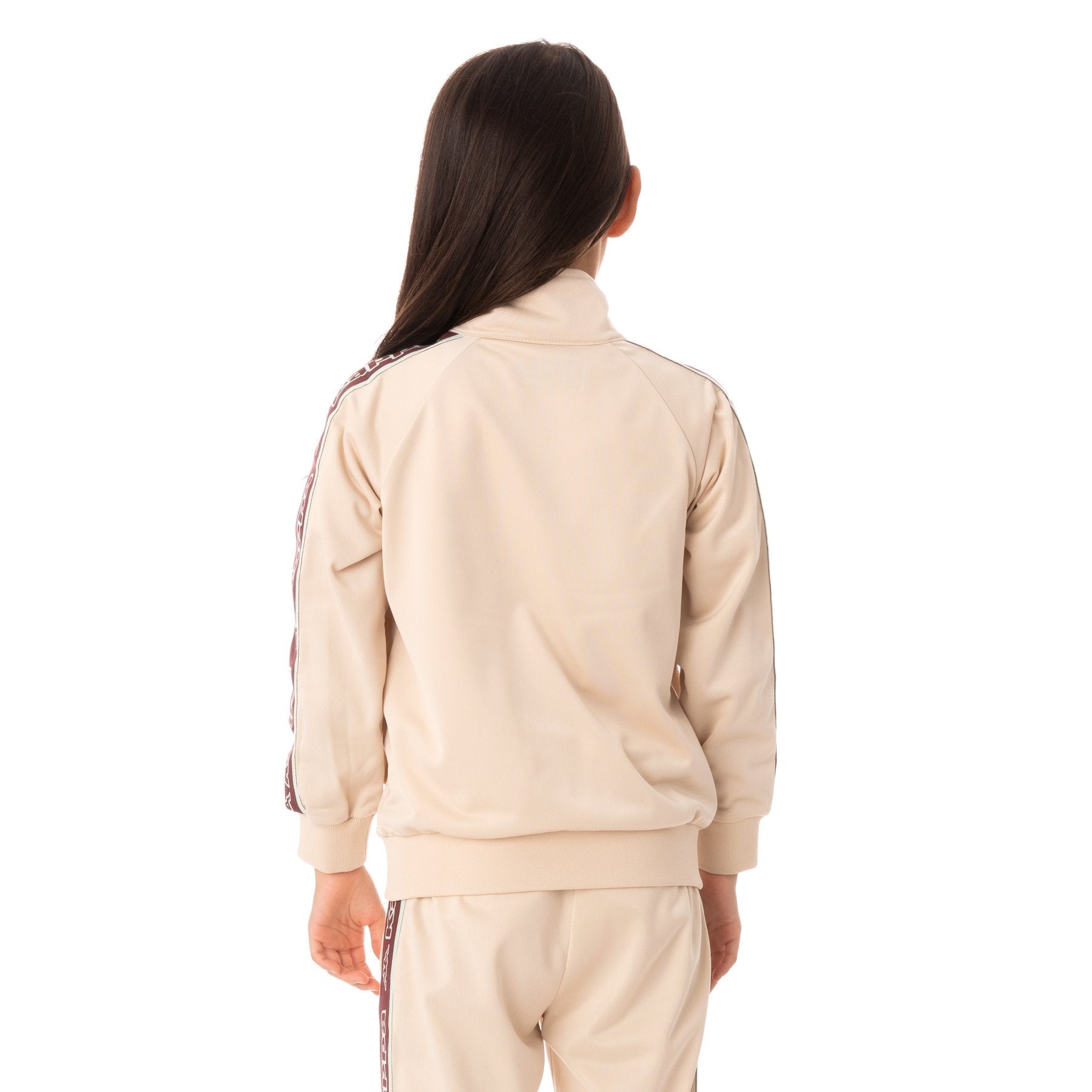 Kappa Kid's Logo Tape Artem 2 Tracksuit - Color: BEIGE RED GREEN PINK - Kids Premium Clothing -