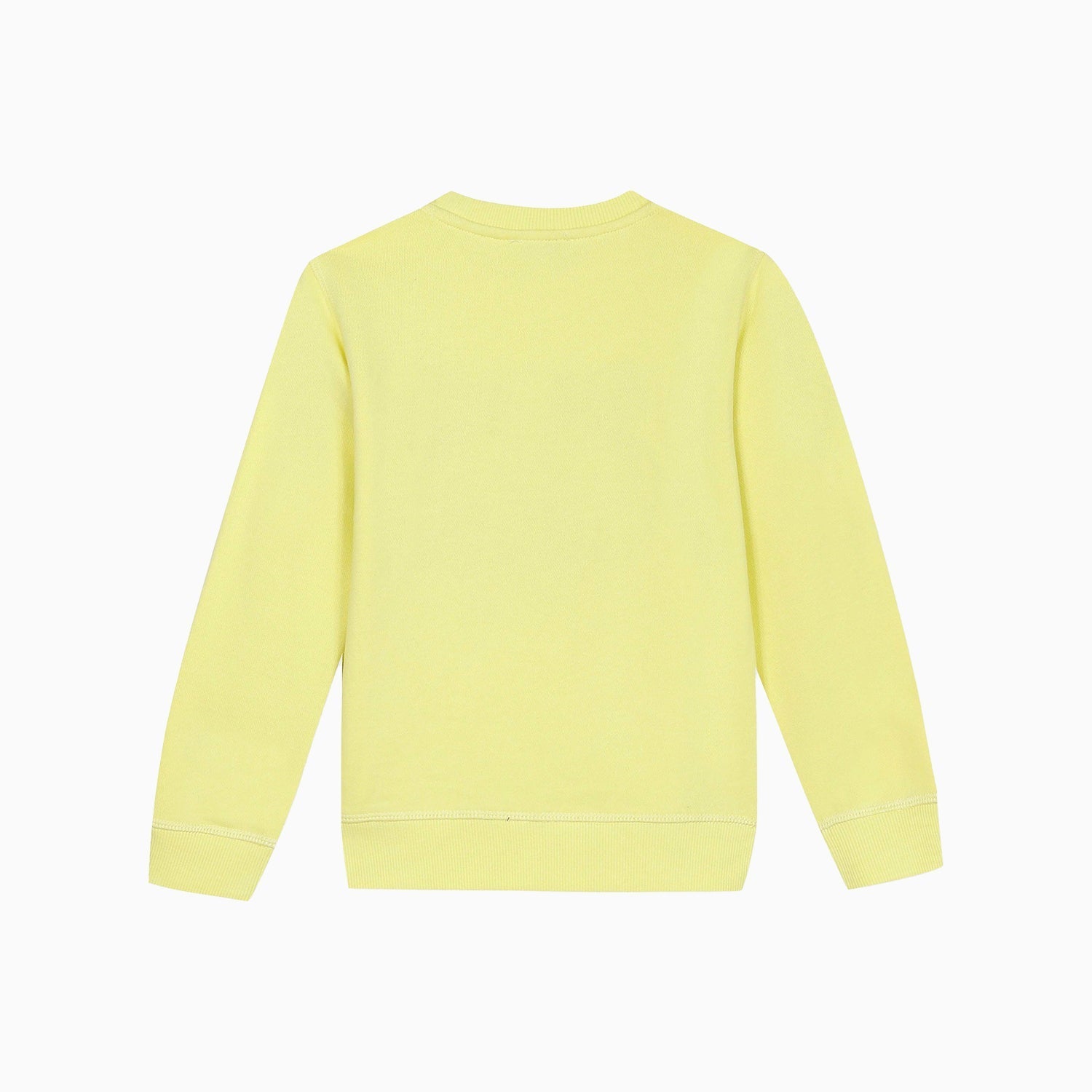 Kenzo Kid's Tiger Logo Sweatshirt - Color: Lemon - Kids Premium Clothing -