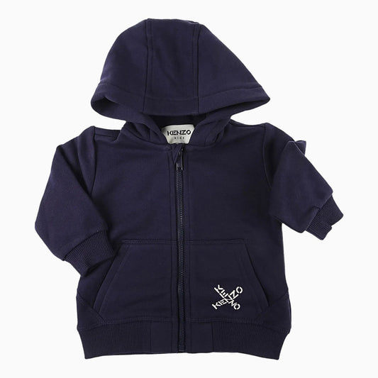 Kenzo Kid's Cross Logo Outfit - Color: Electric Blue - Kids Premium Clothing -