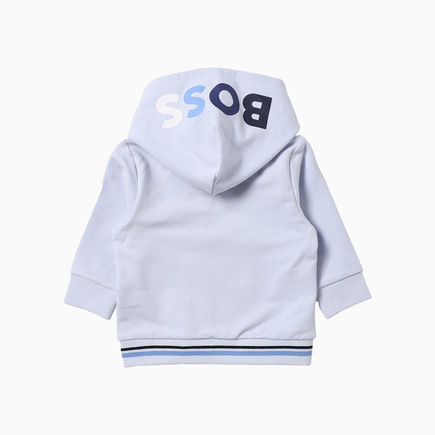 Hugo Boss Kid's Elastane French Tracksuit - Color: Pale Blue - Kids Premium Clothing -