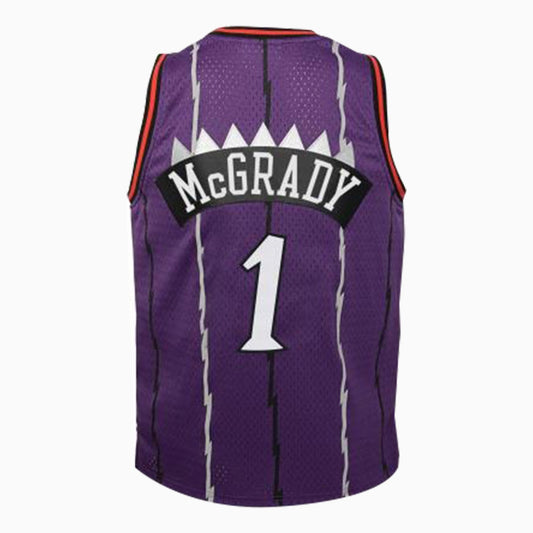 Mitchell & Ness Kid's Swingman Tracy Mcgrady Toronto Raptors NBA 1998-99 Jersey - Color: Purple - Kids Premium Clothing -