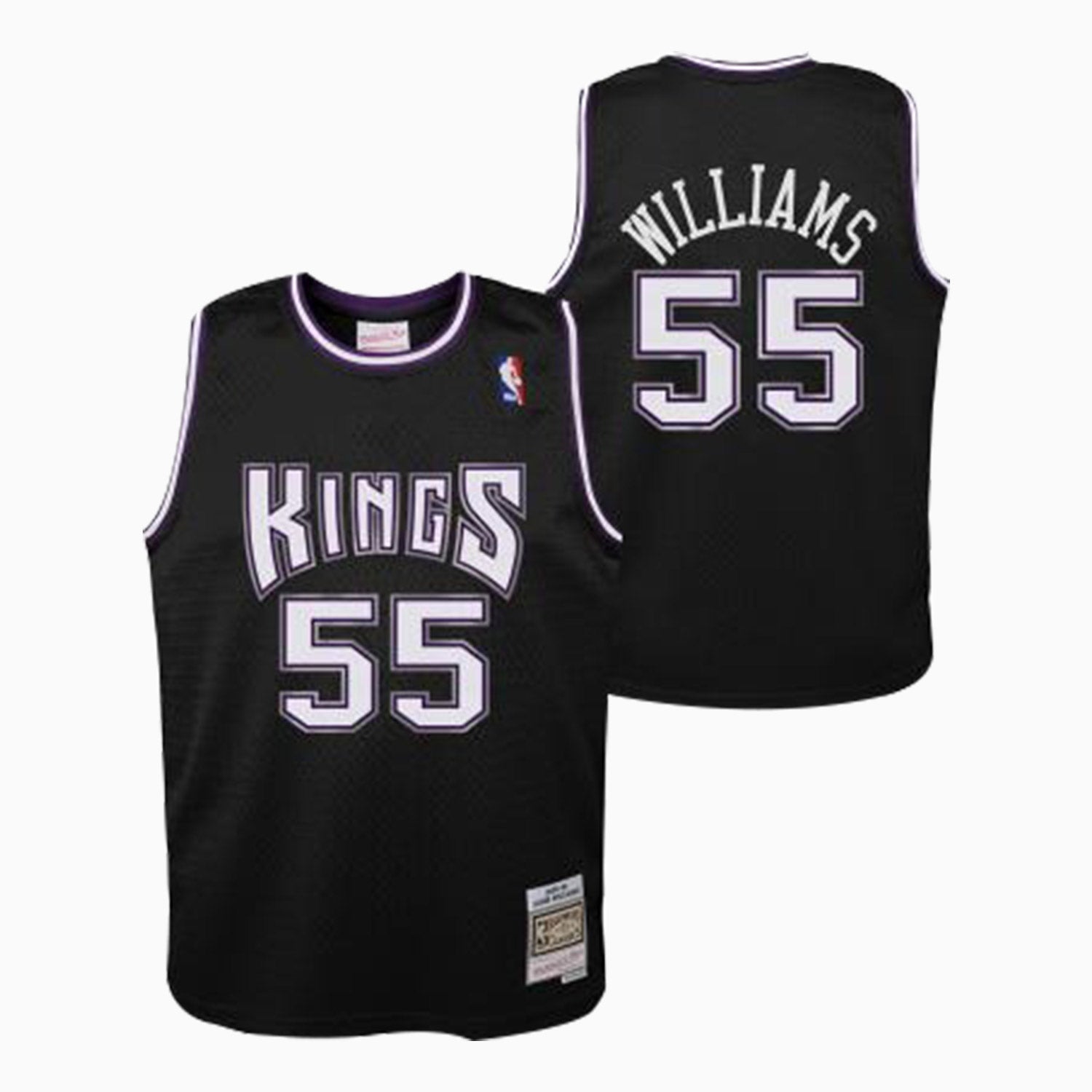 Mitchell & Ness Kid's Swingman Jason Williams Sacramento Kings NBA Jersey - Color: Black - Kids Premium Clothing -