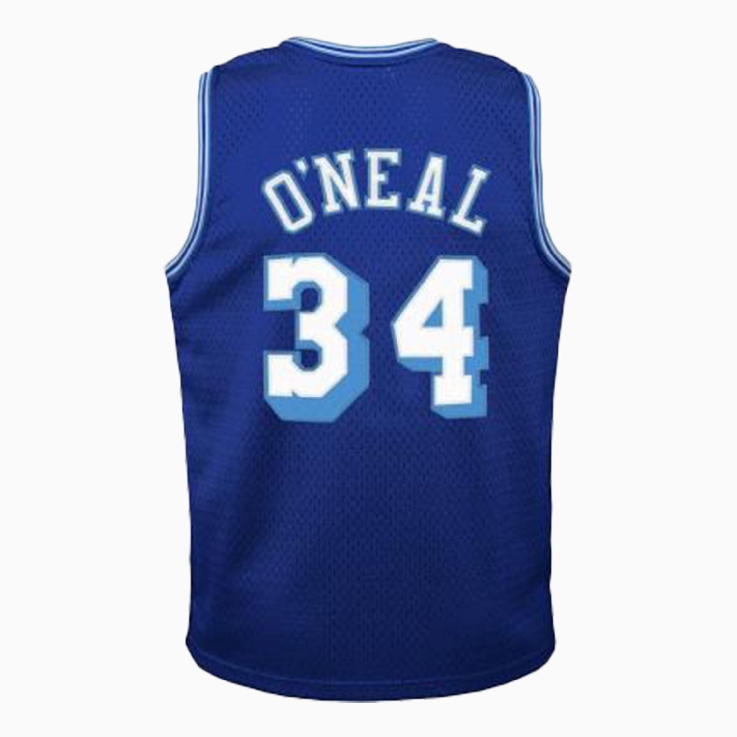 Mitchell & Ness Swingman Shaquille O`Neal Los Angeles Lakers NBA Jersey Youth - Color: Blue - Kids Premium Clothing -