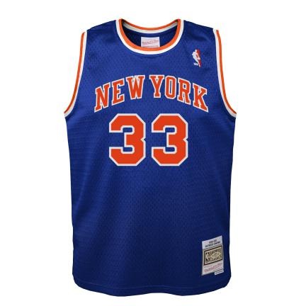 Mitchell And Ness Swingman Patrick Ewing New York Knicks NBA 1991-92 Jersey Infants - Color: Royal - Kids Premium Clothing -