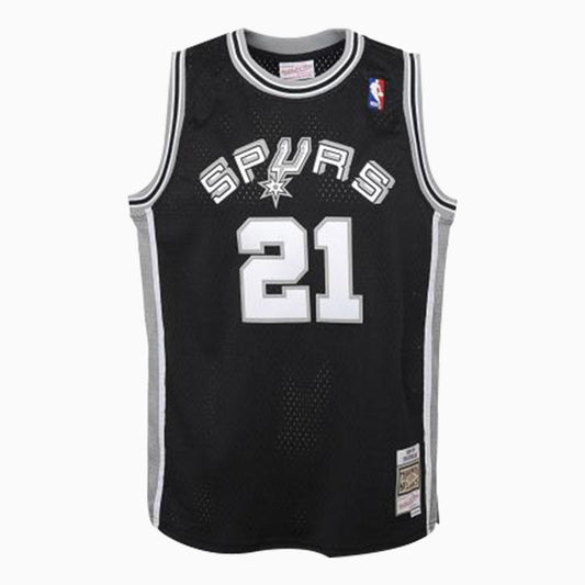 Mitchell & Ness Swingman Tim Duncan San Antonio Spurs NBA Jersey Infants - Color: Black - Kids Premium Clothing -