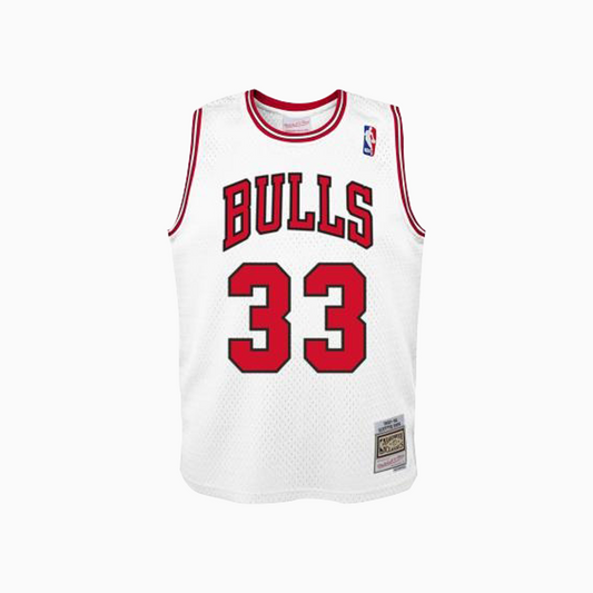 Mitchell & Ness Swingman Scottie Pippen Chicago Bulls NBA 1997-98 Jersey Toddlers - Color: White - Kids Premium Clothing -