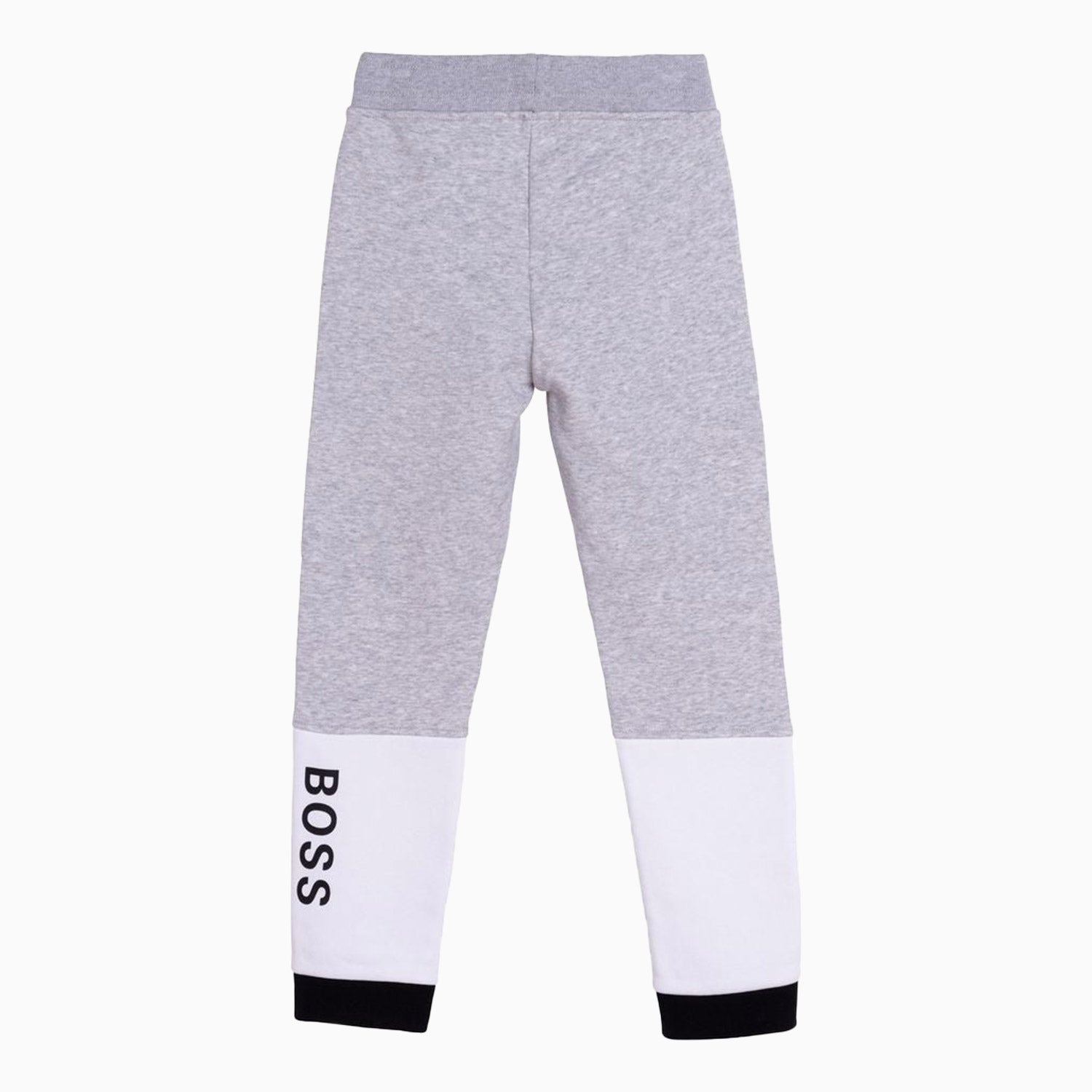 Hugo Boss Kid's Sweatpant - Color: Chine Grey - Kids Premium Clothing -
