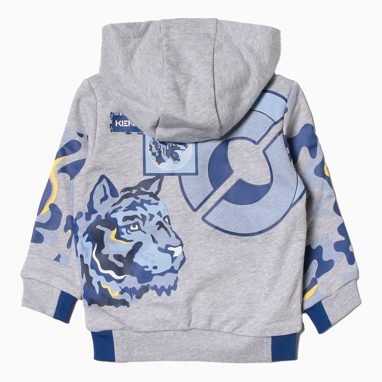 Kenzo Kid's Animal Print Outfit - Color: Grey Marl - Kids Premium Clothing -