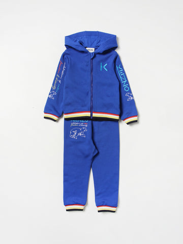 Kenzo Kid's Jogging Suit - Color: Blue - Kids Premium Clothing -