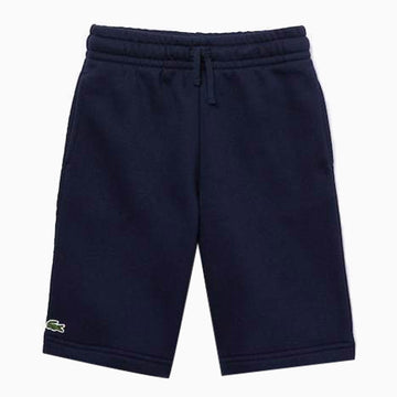 LACOSTE | Boy's Sport Fleece Short - Color: Navy Blue - Kids Premium Clothing -