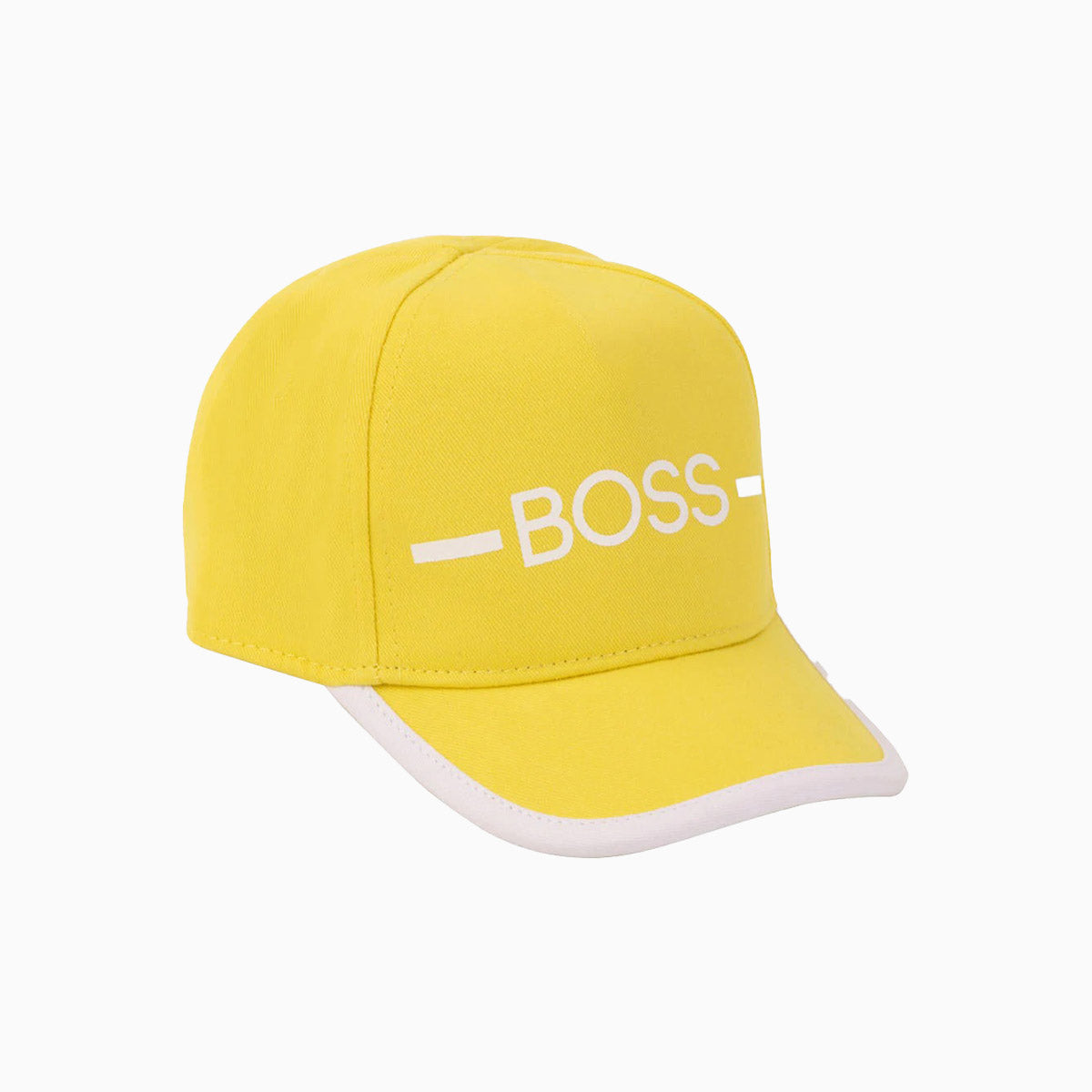 Hugo Boss Kid's Cotton Twill Cap Infants - Color: Yellow - Kids Premium Clothing -