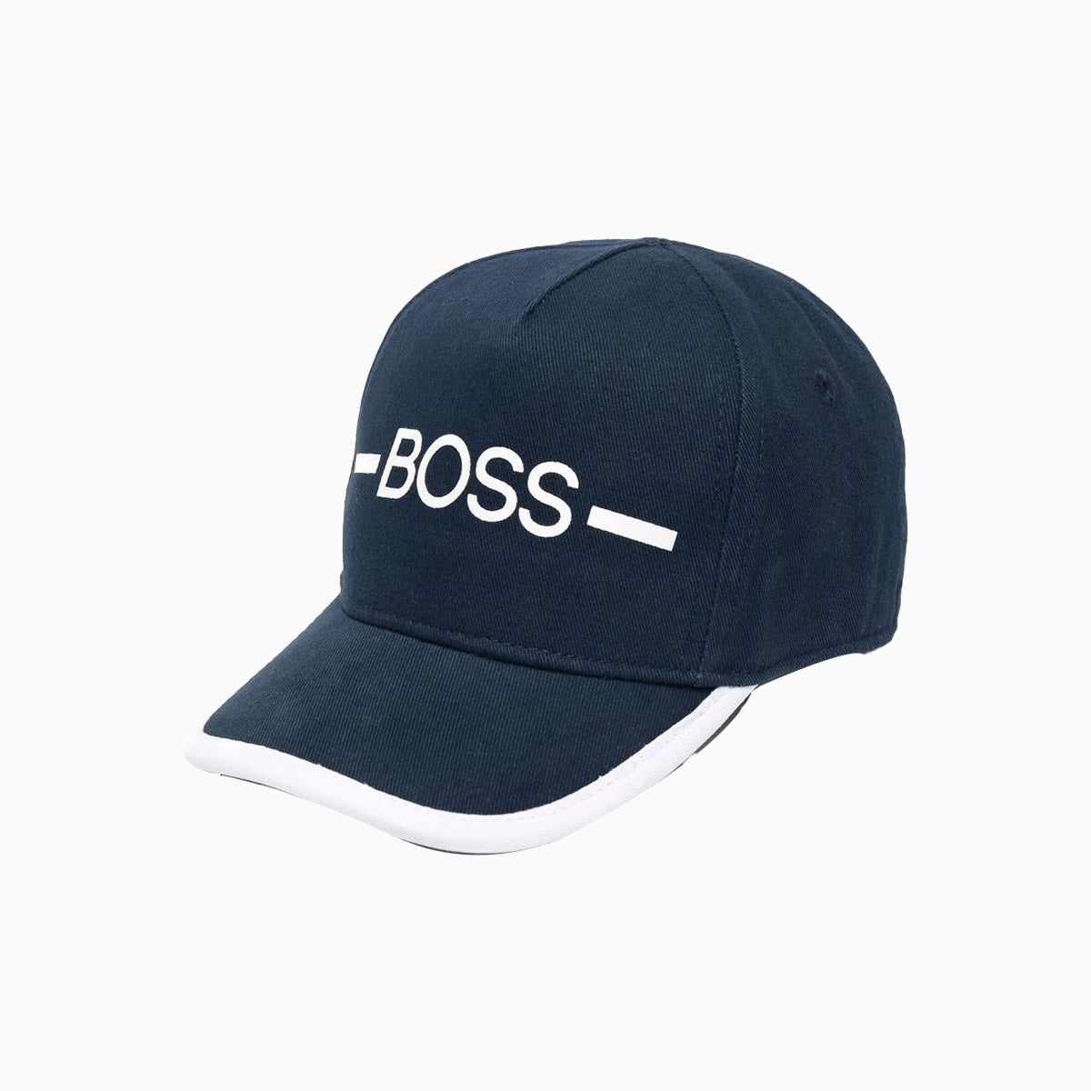 Hugo Boss Kid's Cotton Twill Cap Infants - Color: Navy - Kids Premium Clothing -