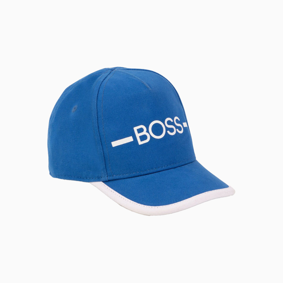 Hugo Boss Kid's Cotton Twill Cap Infants - Color: Electric Blue - Kids Premium Clothing -