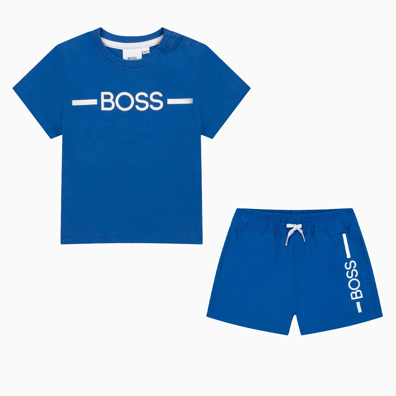 Hugo Boss Kid's Surfer Outfit Toddlers - Color: Electric Blue - Kids Premium Clothing -