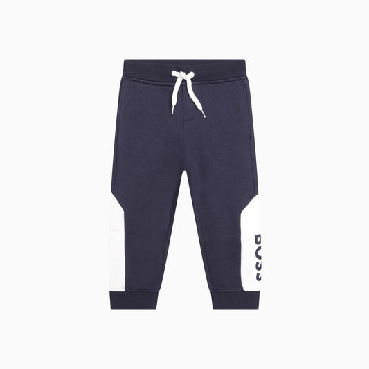 Hugo Boss Kid's Sweat Pant - Color: Navy - Kids Premium Clothing -