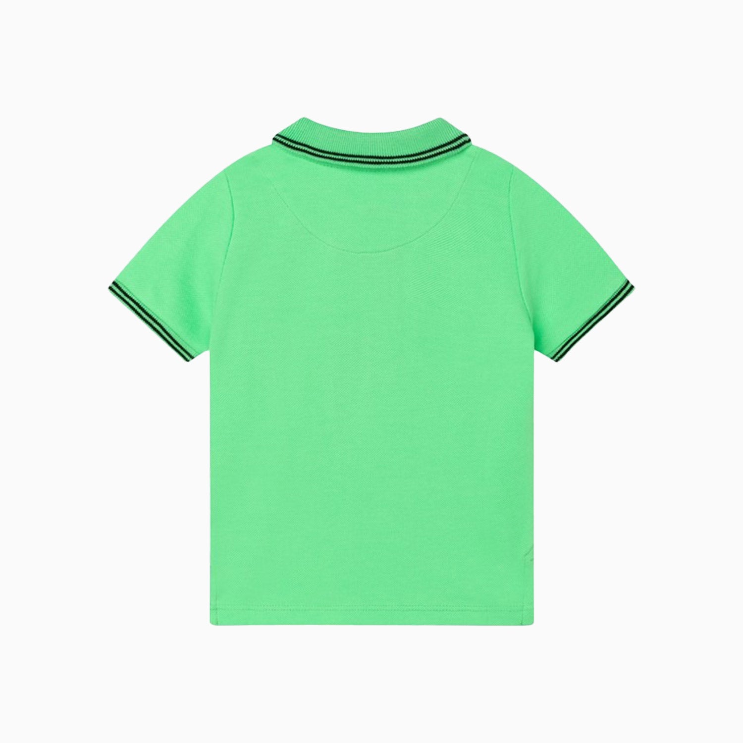 Hugo Boss Kid's Boss Logo Badge Polo Shirt - Color: Navy Blue, Sea Green, Orange, White - Kids Premium Clothing -