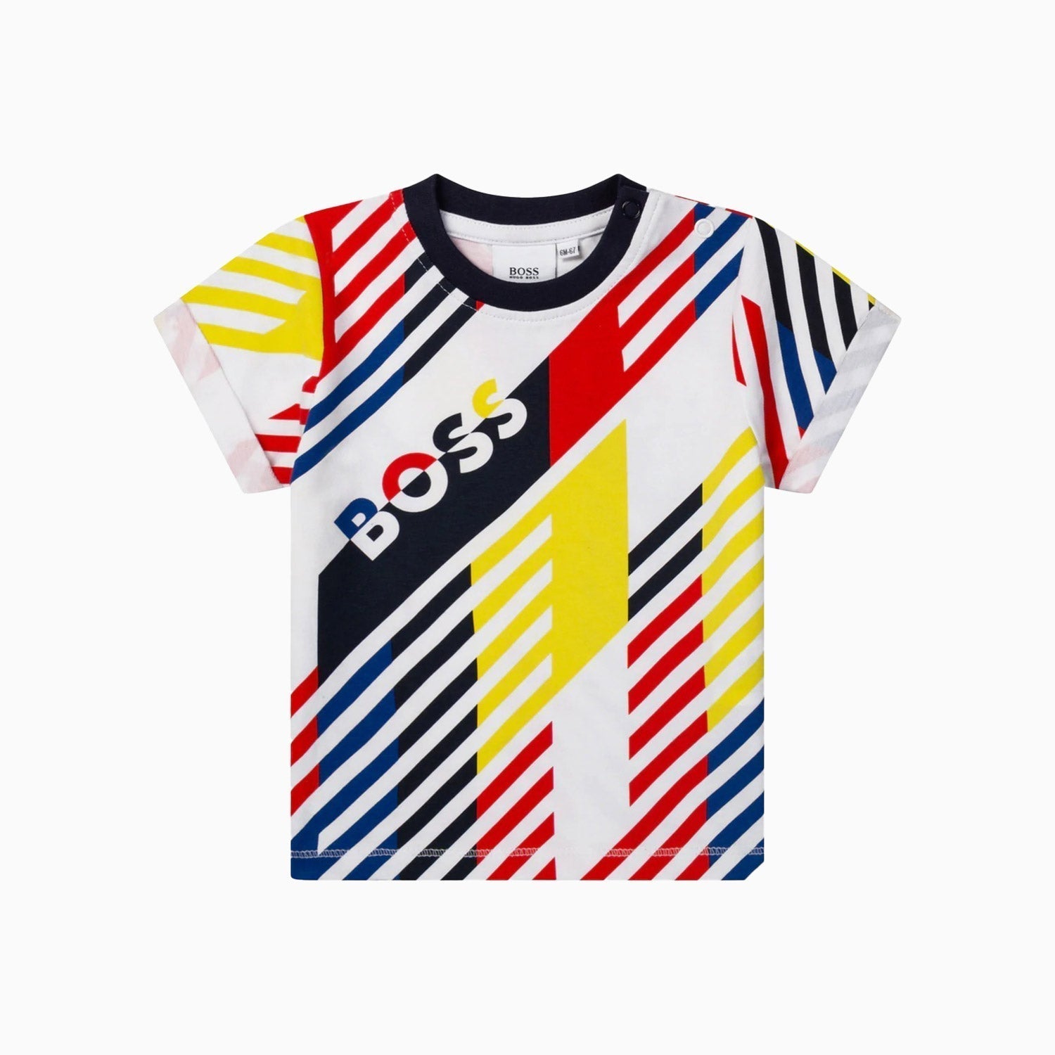 Hugo Boss Kid's T Shirt Toddlers - Color: White - Kids Premium Clothing -