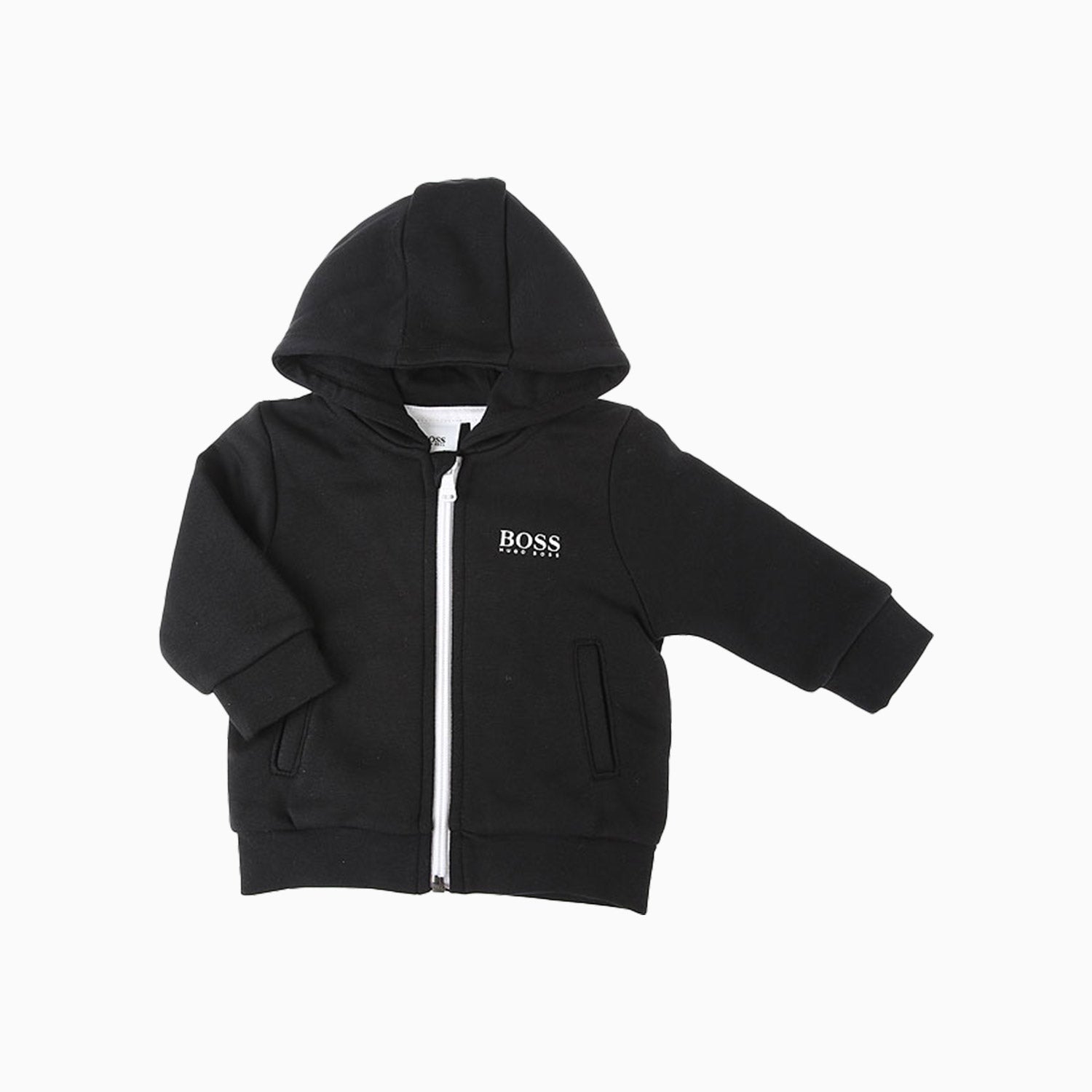Hugo Boss Kid's Logo On Back Tracksuit - Color: Blue, Black - Kids Premium Clothing -