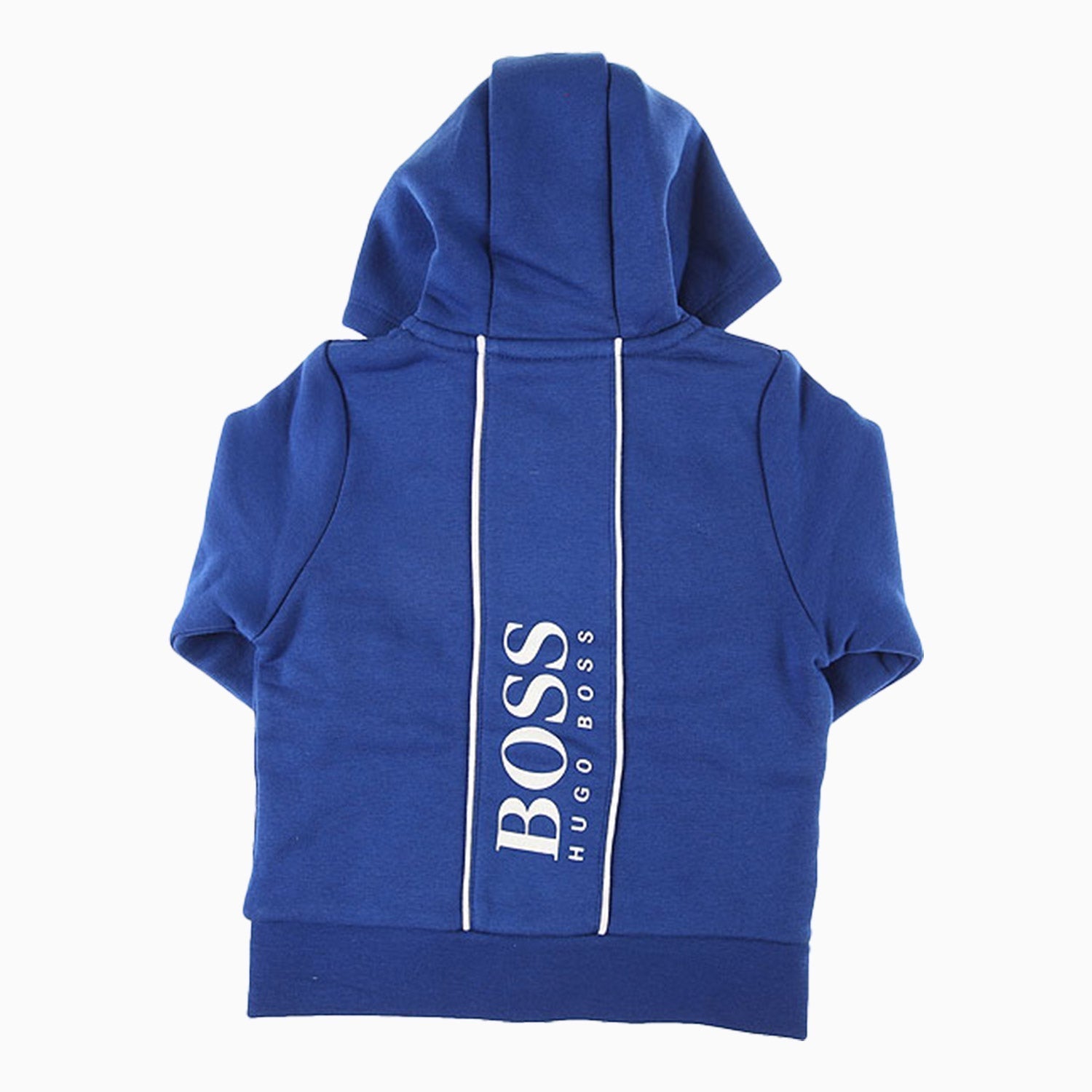 Hugo Boss Kid's Logo On Back Tracksuit - Color: Blue, Black - Kids Premium Clothing -