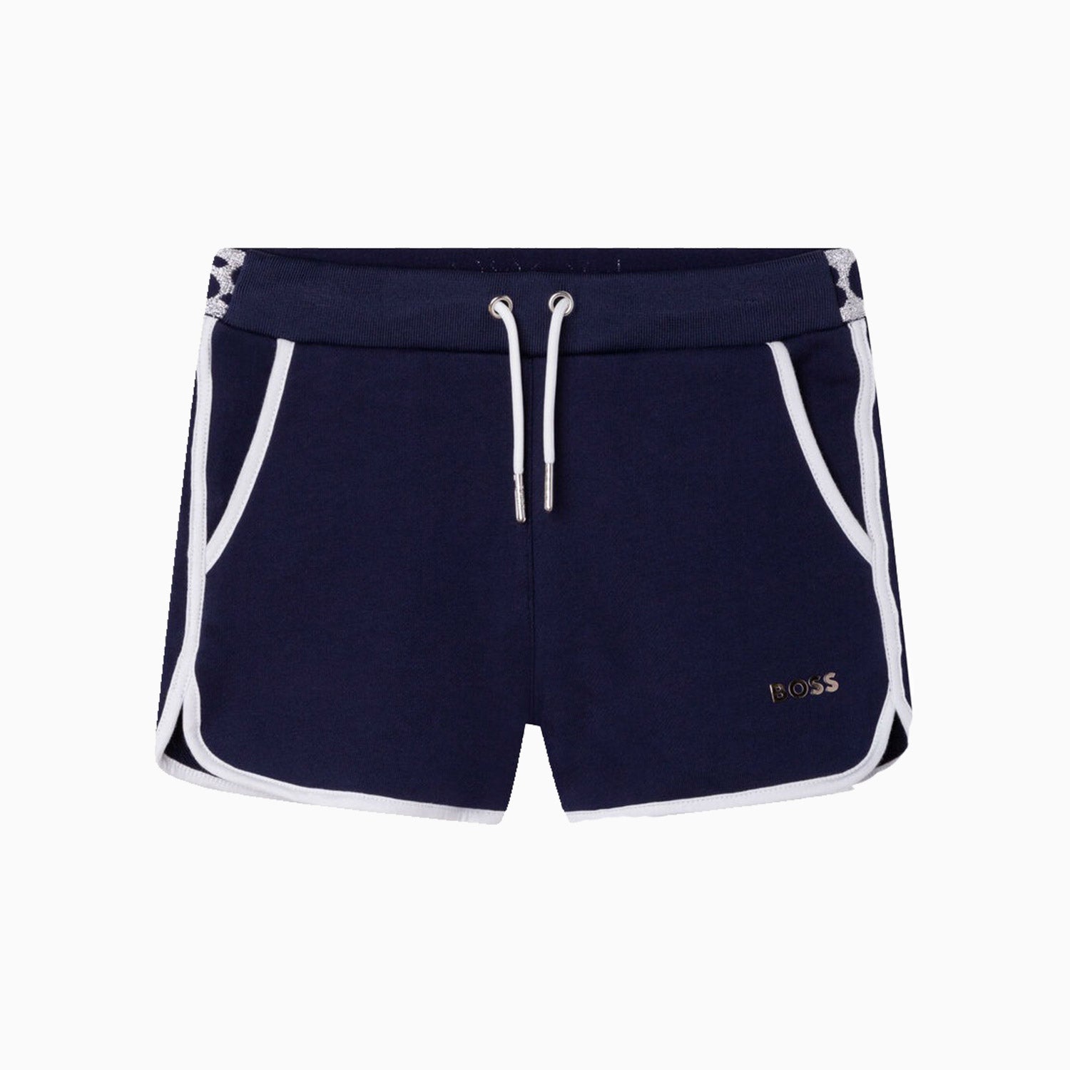 Hugo Boss Kid's French Terry Outfit Toddlers - Color: Electric Blue, White - Kids Premium Clothing -