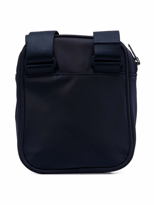 Hugo Boss Kid's Polyester Twill Pouch Bag - Color: Navy, Black - Kids Premium Clothing -