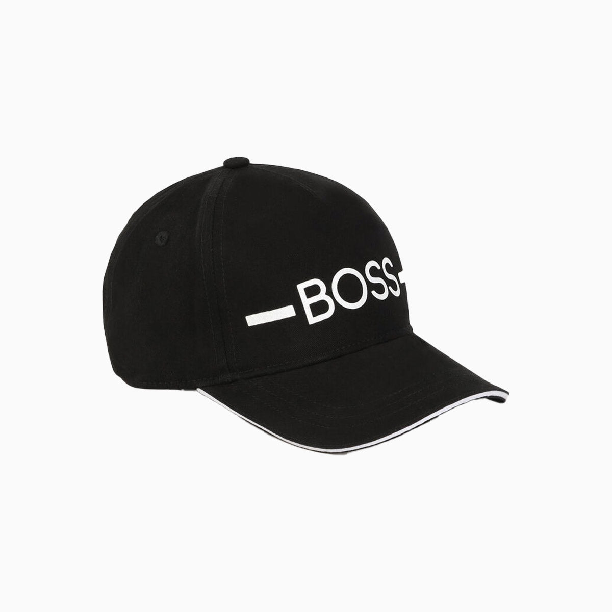 Hugo Boss Kid's Cotton Twill Cap Infants - Color: Black - Kids Premium Clothing -