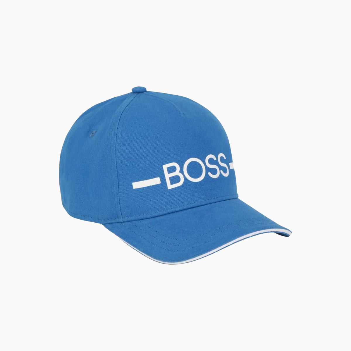 Hugo Boss Kid's Cotton Twill Cap Infants - Color: Blue - Kids Premium Clothing -