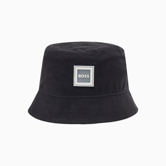 Hugo Boss Kid's Bucket Hat - Color: Black - Kids Premium Clothing -