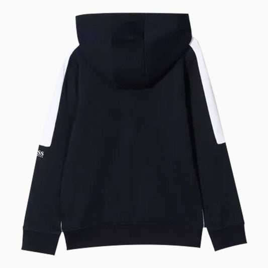 Hugo Boss Kid's French Terry Jacket - Color: Navy - Kids Premium Clothing -