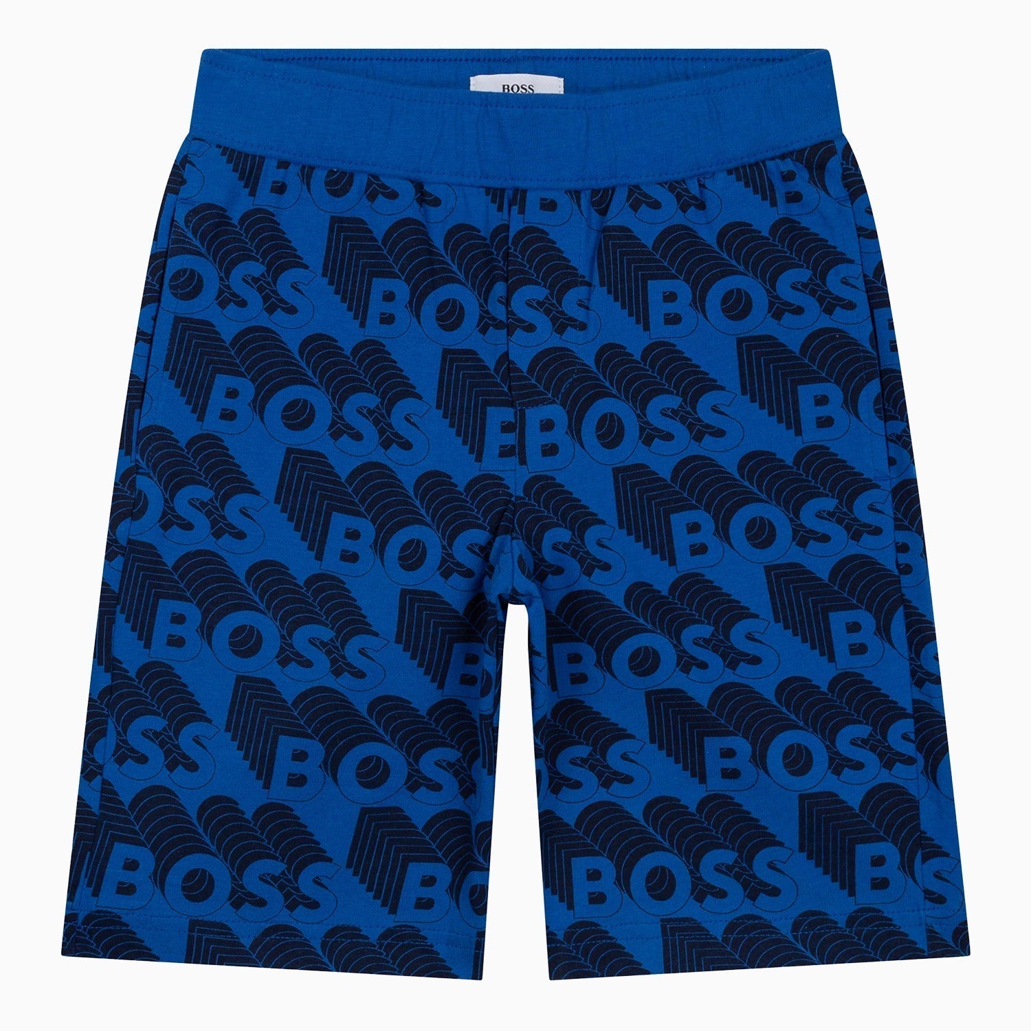 Hugo Boss Kid's T Shirt And Shorts Outfit - Color: Electric Blue - Kids Premium Clothing -