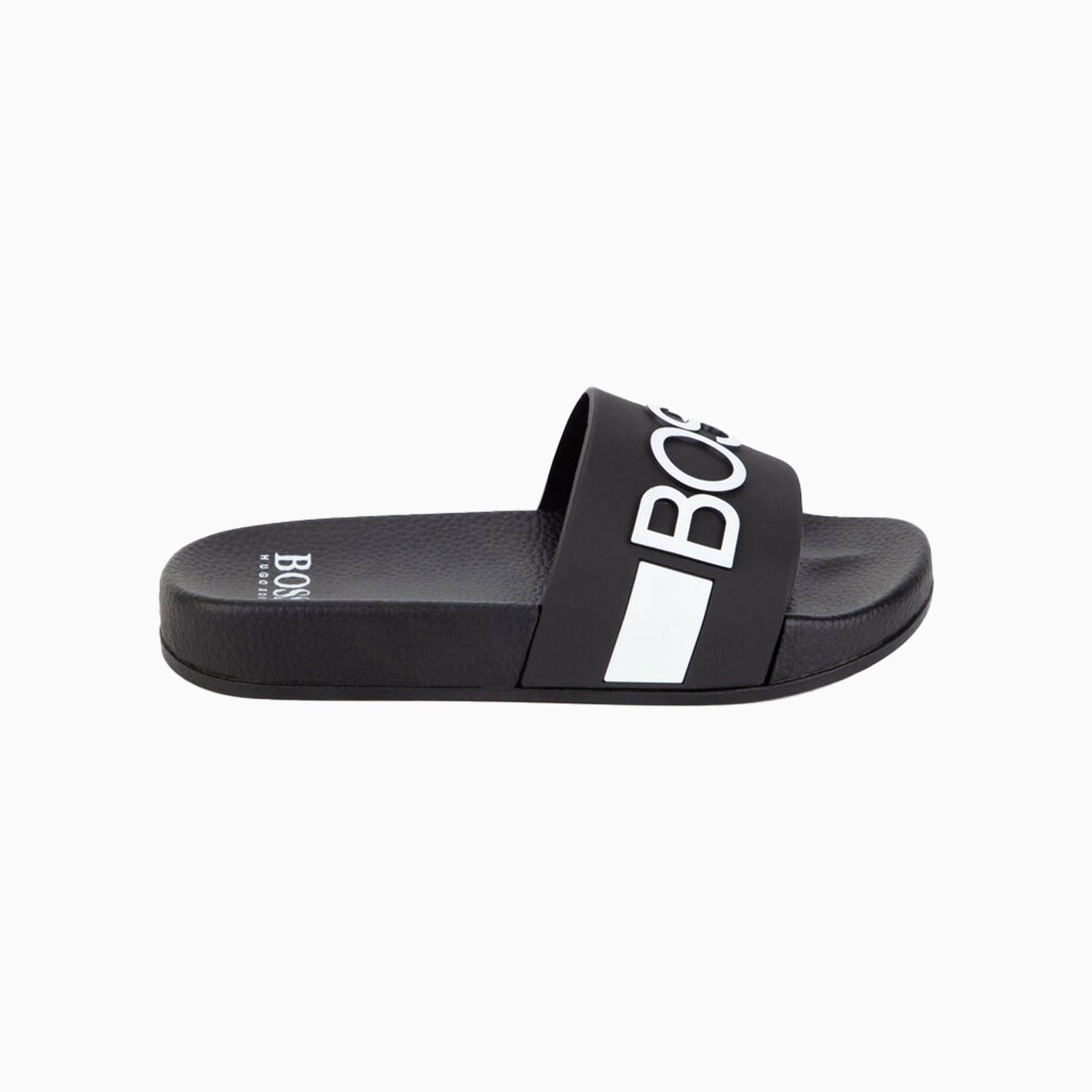 Hugo Boss Kid's PVC Slides - Color: Black - Kids Premium Clothing -