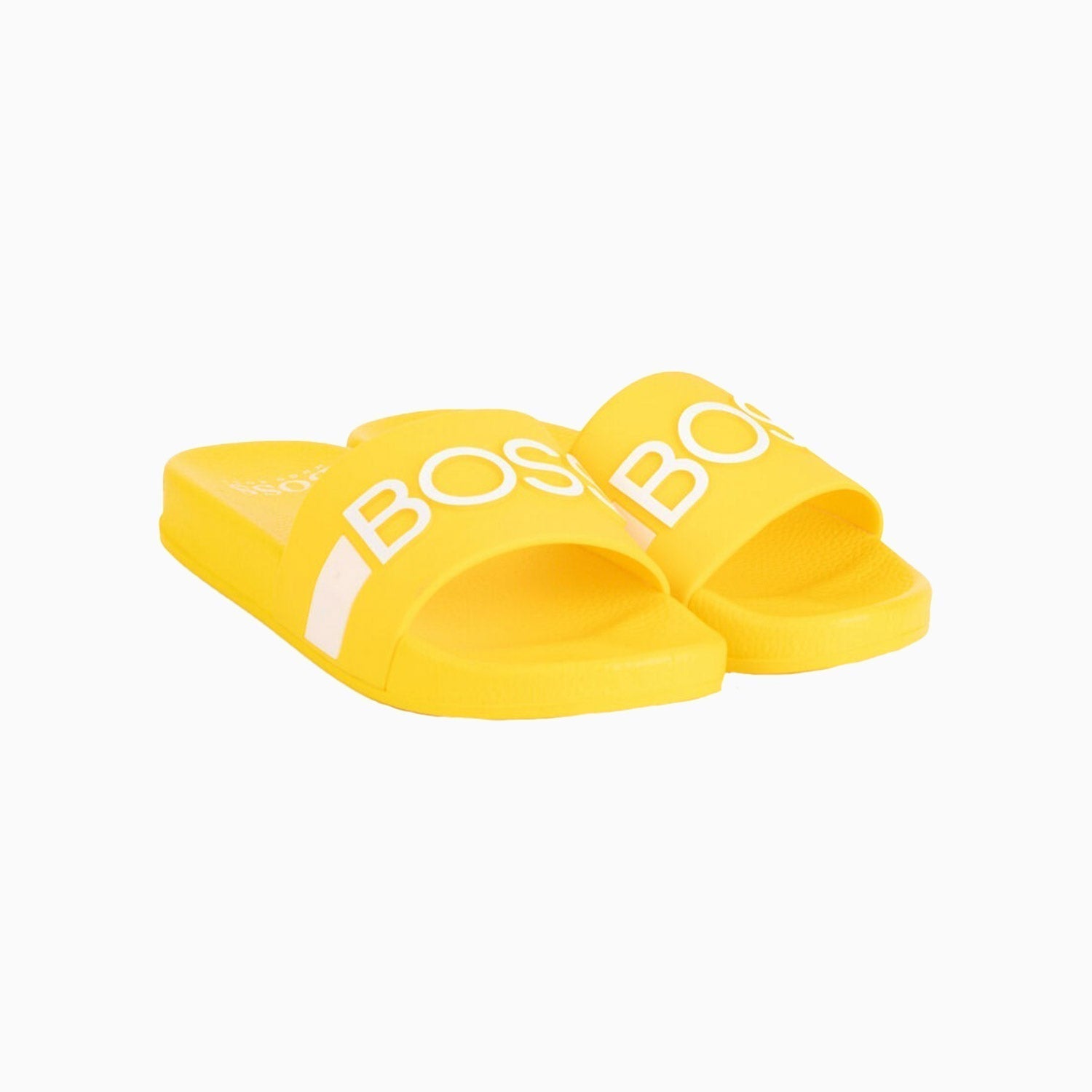 Hugo Boss Kid's PVC Slides - Color: Electric Blue, Yellow, Green, Black, Navy, Red - Kids Premium Clothing -