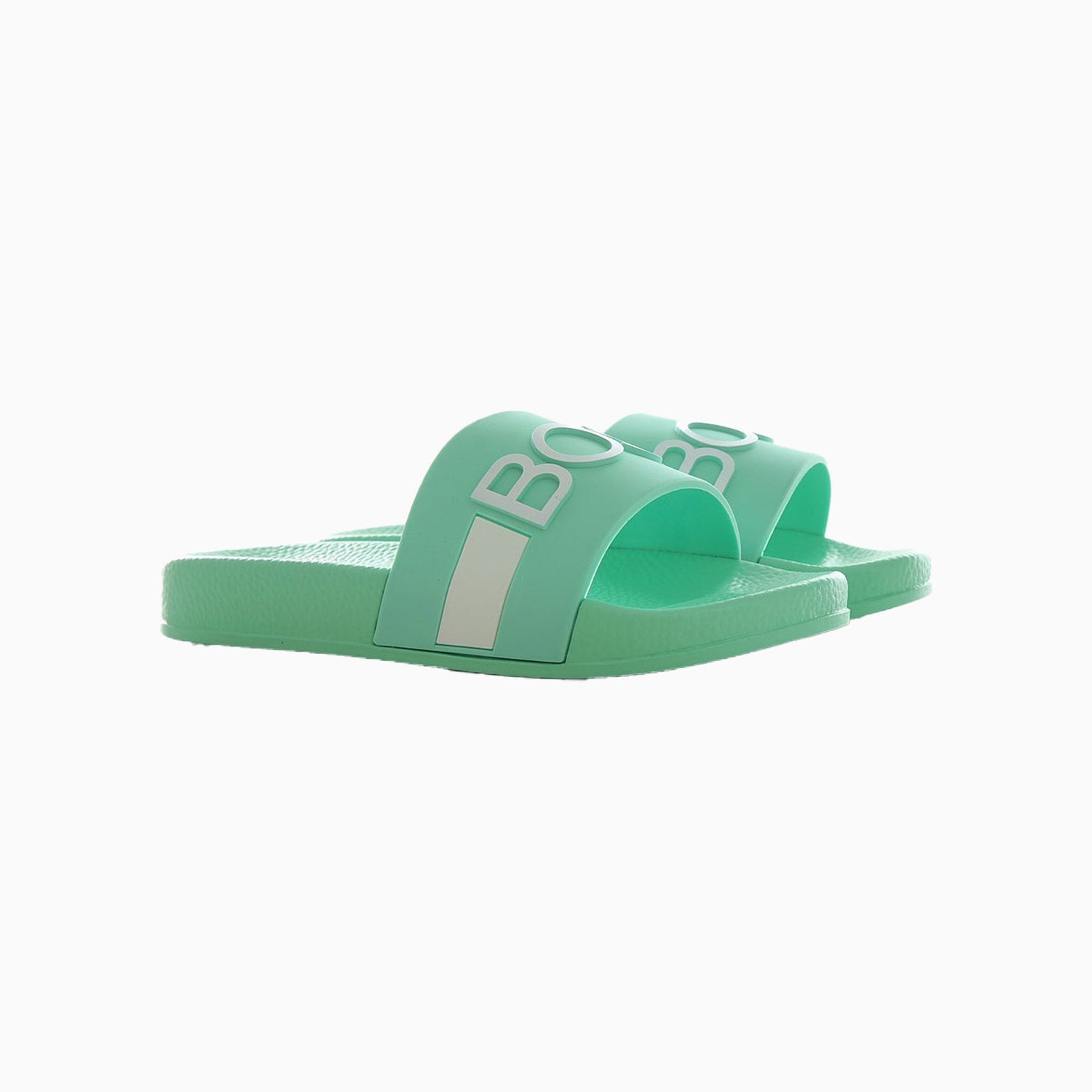 Hugo Boss Kid's PVC Slides - Color: Electric Blue, Yellow, Green, Black, Navy, Red - Kids Premium Clothing -