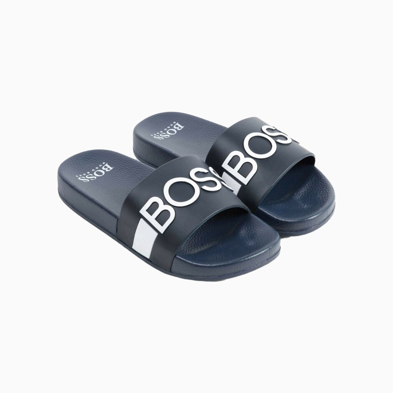 Hugo Boss Kid's PVC Slides - Color: Electric Blue, Yellow, Green, Black, Navy, Red - Kids Premium Clothing -