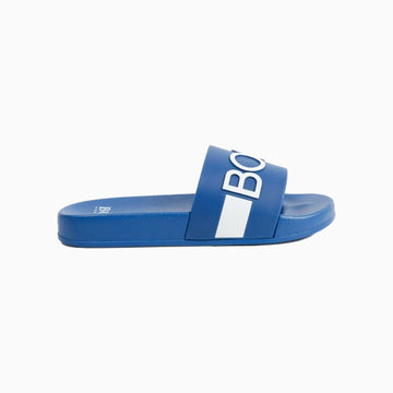Hugo Boss Kid's PVC Slides - Color: Electric Blue - Kids Premium Clothing -