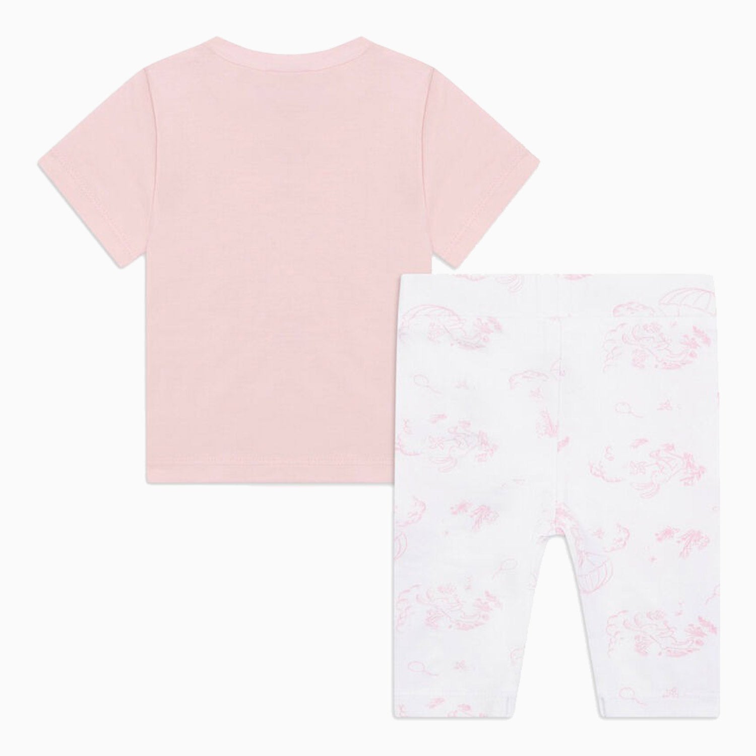 Hugo Boss Kid's T Shirt And Leggings Outfit - Color: Pink Pale - Kids Premium Clothing -